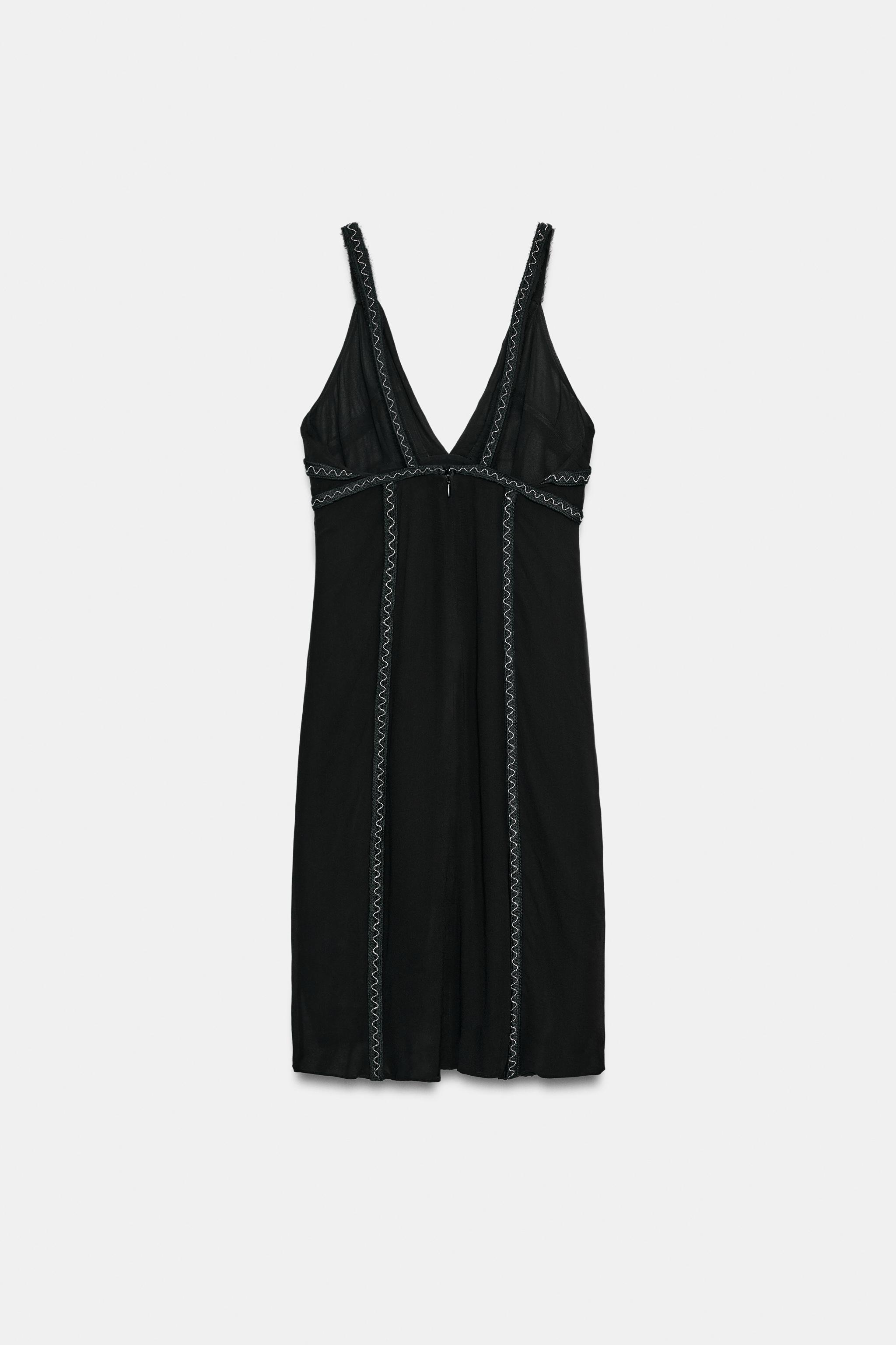 ZW COLLECTION EMBROIDERED BEADED DRESS